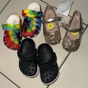 3 pairs of Baby/ Toddler Shoes Size 5